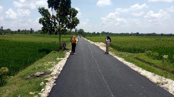  Gunakan Spot Foto, Pemuda Ngrancang Nikmati Hasil Kegiatan TMMD Bojonegoro